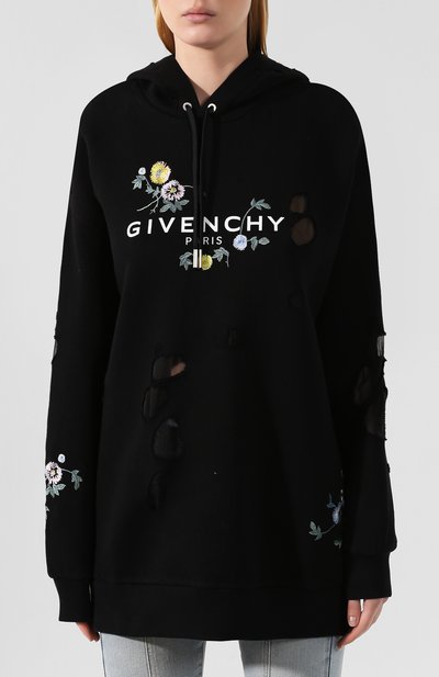 Хлопковое худи GIVENCHY, арт. BW900C3Z2P, фото 3