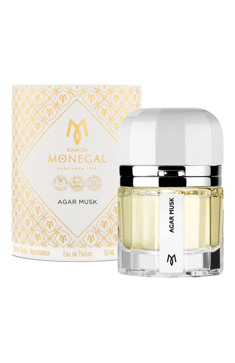 Парфюмерная вода agar musk (50ml) RAMON MONEGAL бесцветного цвета, арт. 8436543920079 | Фото 1 (Нос: Не проставлено; Региональные ограничения белый список (Axapta Mercury): Не проставлено; Тип продукта - парфюмерия: Парфюмерная вода; Ограничения доставки: flammable)