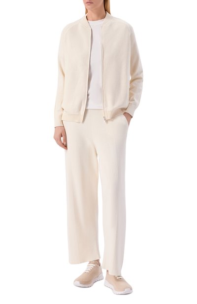 Текстильные кроссовки fit KITON светло-бежевого цвета по цене 98900 руб., арт. DSSFITSN00809, фото 3 Текстильные кроссовки fit KITON, арт. DSSFITSN00809, фото 3