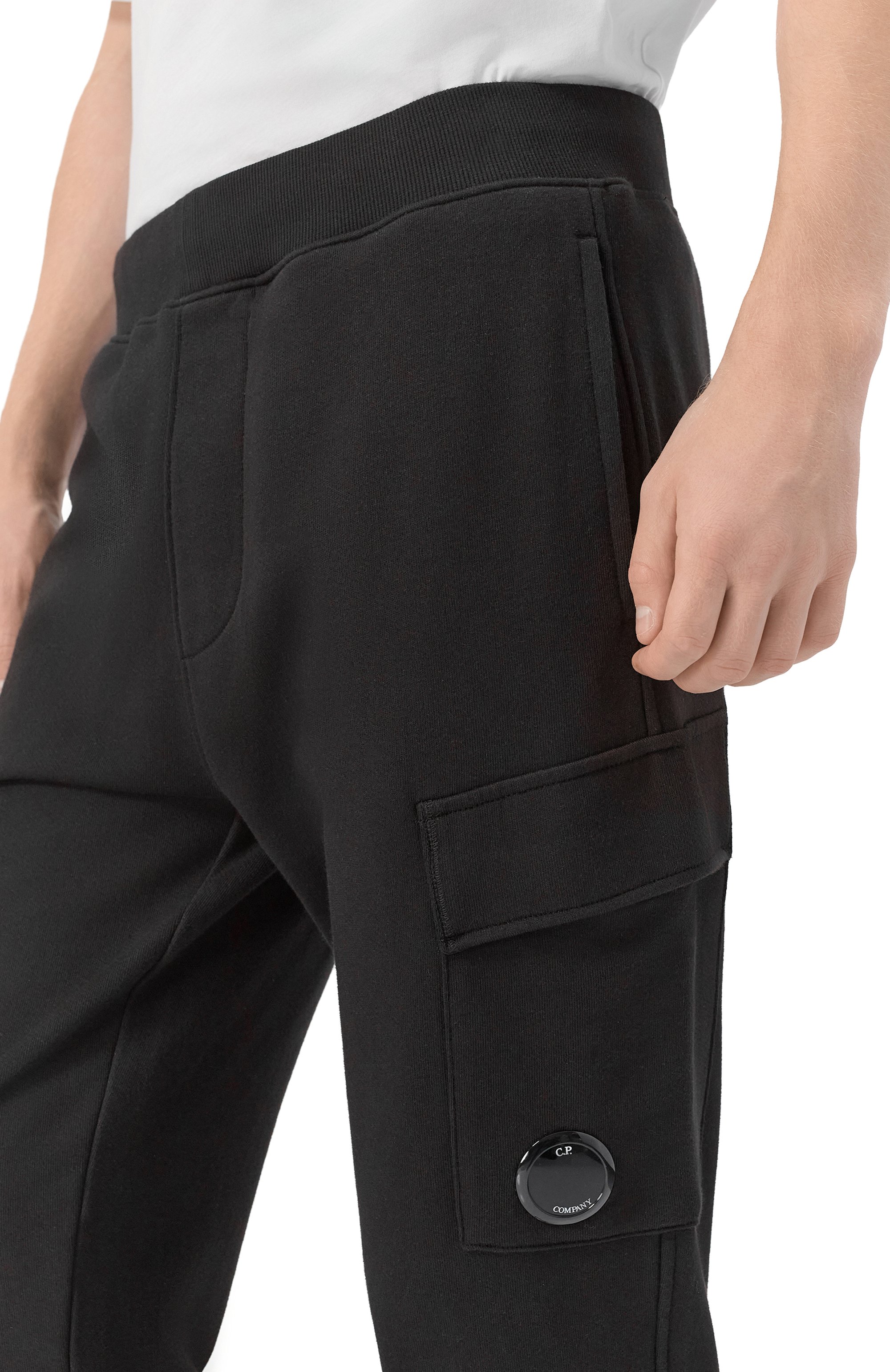 Хлопковые джоггеры C.P. COMPANY, арт. 18CMSP017A005086W, фото 5