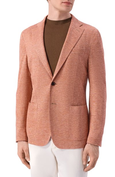 Пиджак изо льна и хлопка ANDREA CAMPAGNA, арт. BIELLA/MULTILIN0 17717, фото 3