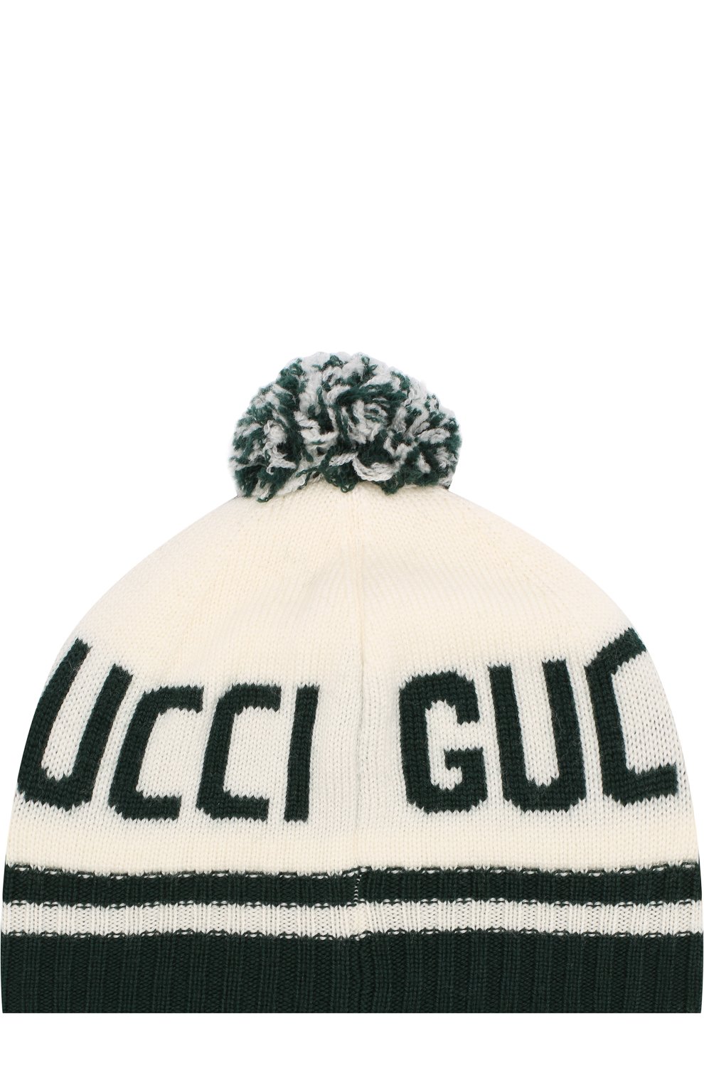 Шерстяная шапка с помпоном GUCCI, арт. 522792/4K206, фото 2