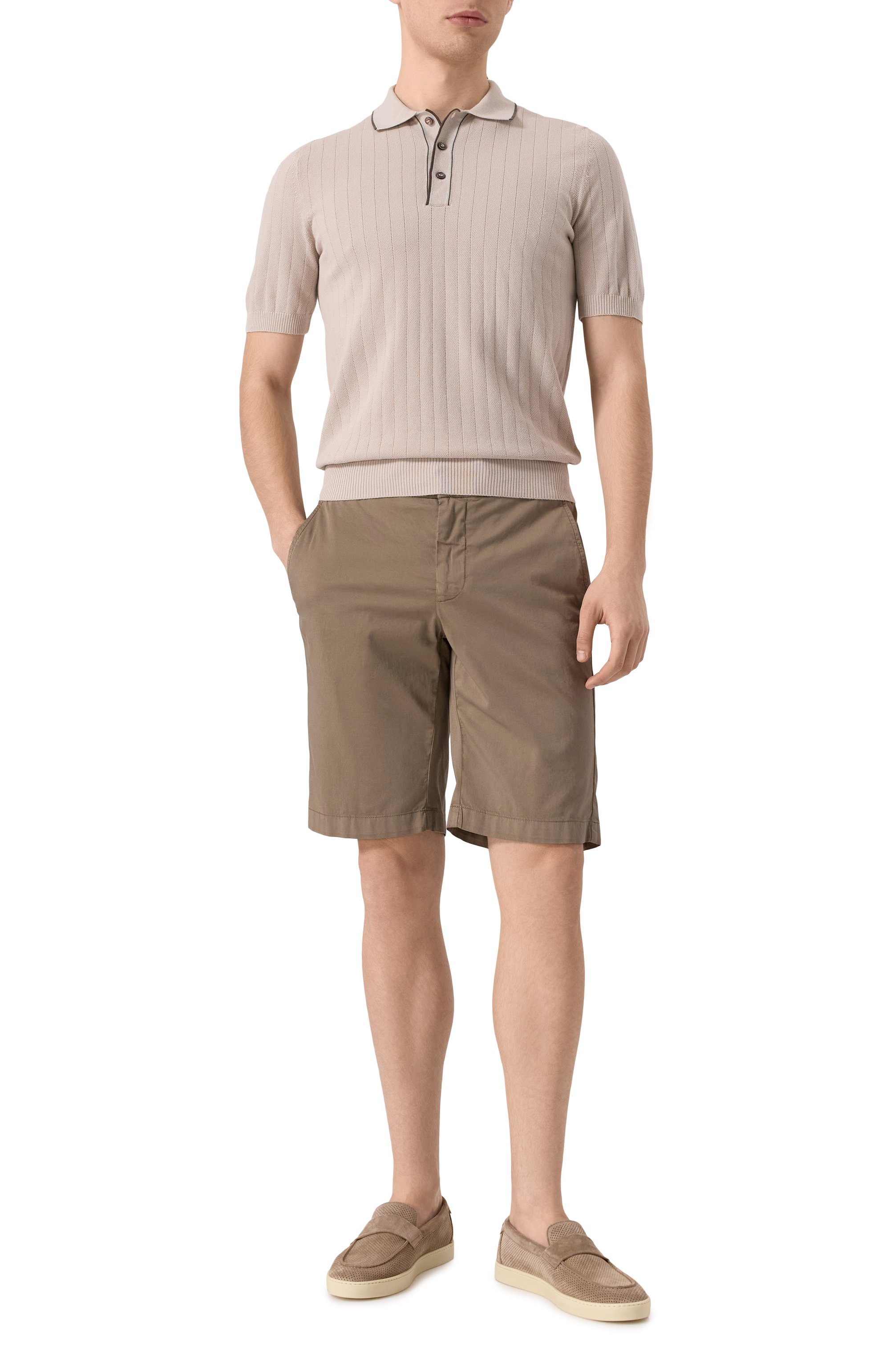 Шорты из хлопка и шелка BERWICH, арт. SPIAGGIA SH0RT GD/DV0955X, фото 2