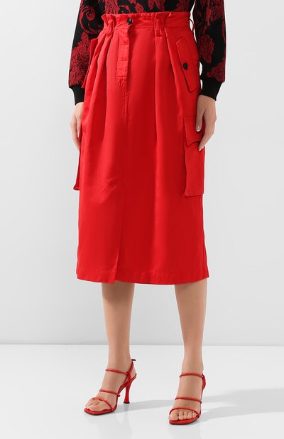 Юбка из смеси хлопка и шерсти DRIES VAN NOTEN, арт. 201-30820-9353, фото 3