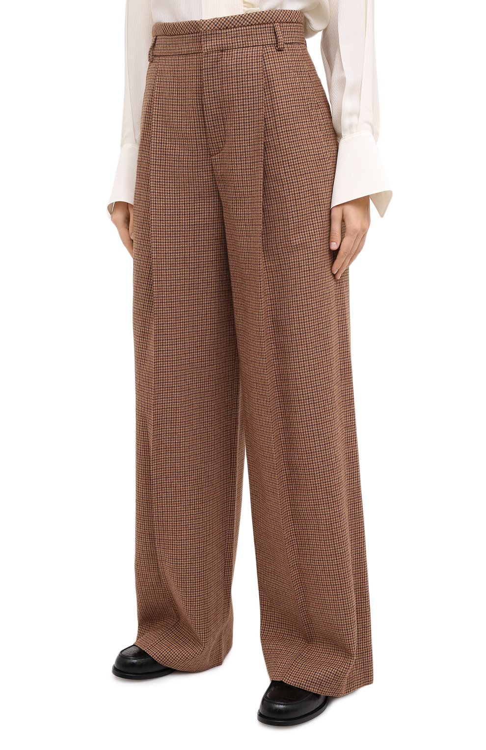 Шерстяные брюки CHLOÉ, арт. CHC20APA48163, фото 4