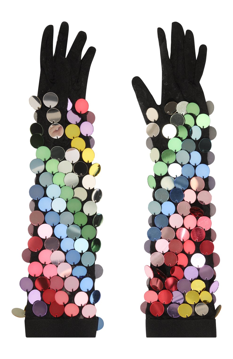 Перчатки с отделкой пайетками GUCCI, арт. 679169 3SABM, фото 3