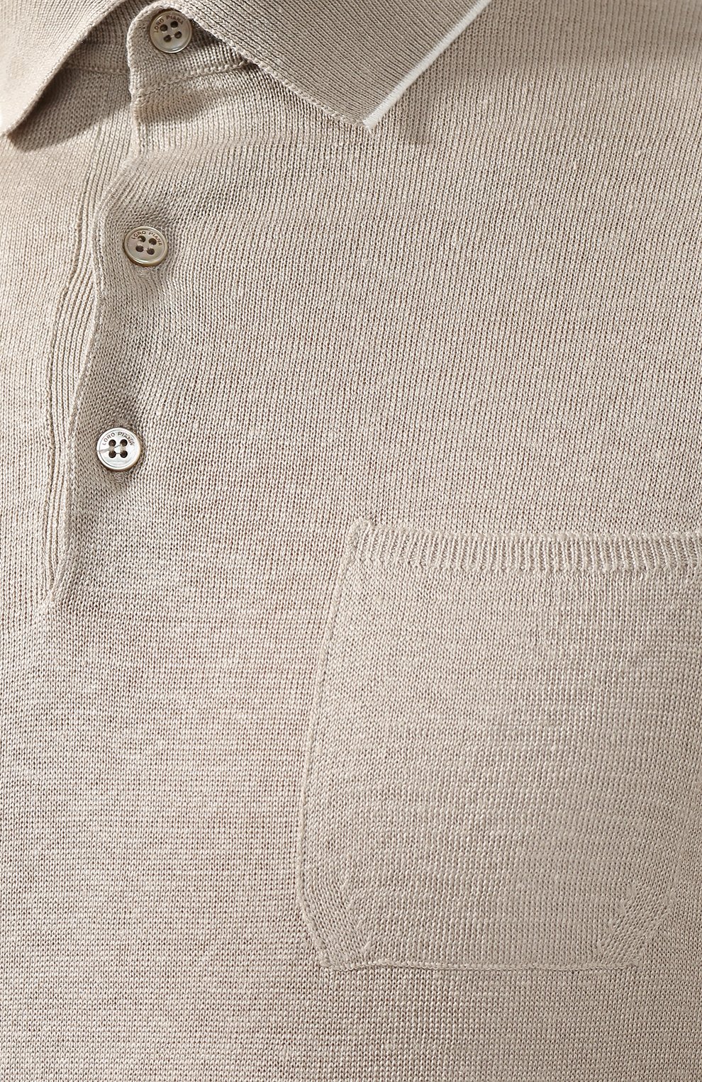 Льняное поло LORO PIANA, арт. FAI9942, фото 5