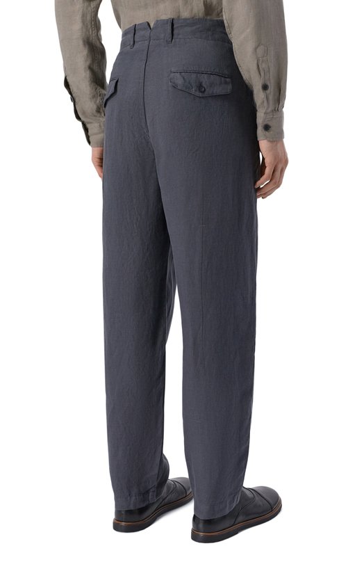 Льняные брюки Hannes Roether PA21DRE.602 Серый  PA21DRE.602 Фото 4