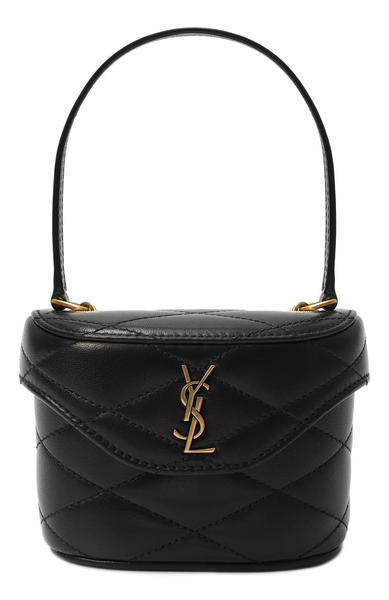 Женская сумка june micro SAINT LAURENT черного цвета, арт. 766793/1EL07 | Фото 1 (Размер: mini; Автоматизация состава: Проставлено; Автоматизация ТО: Проставлено; Материал: Натуральная кожа)