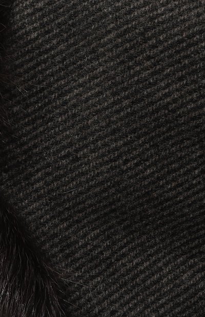 Шапка-ушанка бруклин с отделкой из меха фишера FURLAND, арт. 0130909710005300068, фото 3