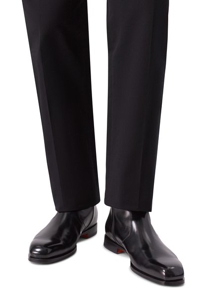 Кожаные сапоги brando SANTONI, арт. MCBG19174BJ1GNTG, фото 3