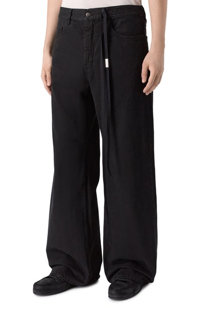 Джинсы ANN DEMEULEMEESTER черного цвета по цене 78750 руб., арт. B0013616/FA038, фото 3 Джинсы ANN DEMEULEMEESTER, арт. B0013616/FA038, фото 3