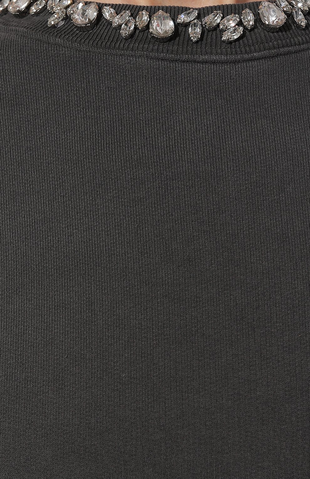 Хлопковый свитшот GOLDEN GOOSE DELUXE BRAND темно-серого цвета по цене 45550 руб., арт. GWP01223.P000672, фото 5 Хлопковый свитшот GOLDEN GOOSE DELUXE BRAND, арт. GWP01223.P000672, фото 5