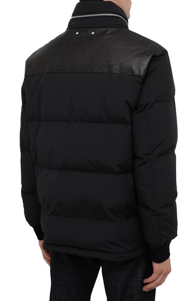 Пуховик с кожаной отделкой BERLUTI, арт. R180BL90-001, фото 5