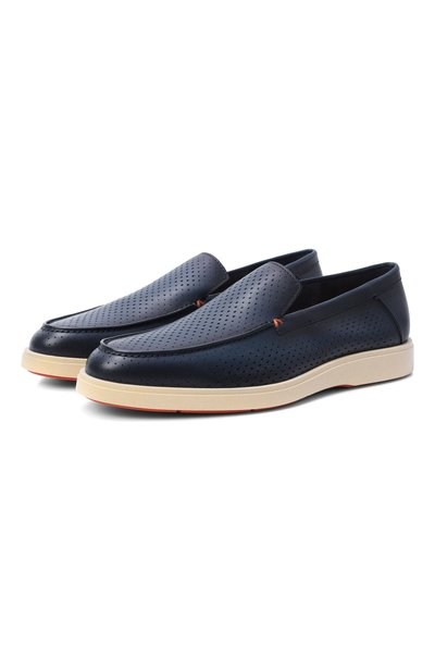 Мужские кожаные лоферы detroit SANTONI, арт. MGDG19296TICSVPP