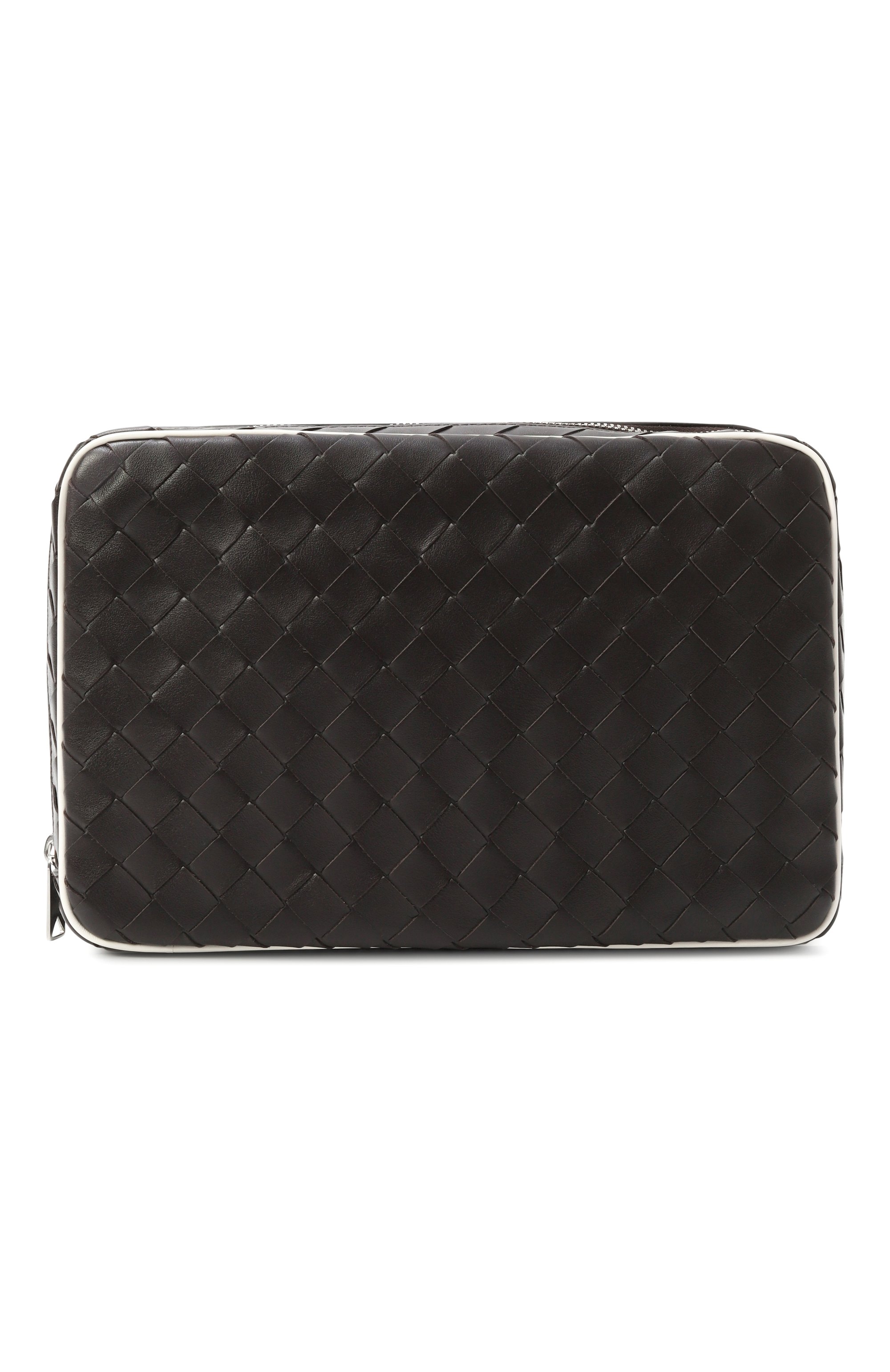 Несессер BOTTEGA VENETA темно-коричневого цвета по цене 185000 руб., арт. 765804/V5UC0, фото 1 Несессер BOTTEGA VENETA, арт. 765804/V5UC0, фото 1