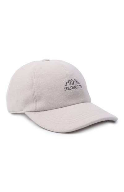 Женская бейсболка из кашемира и хлопка BRUNELLO CUCINELLI, арт. MCAP90010