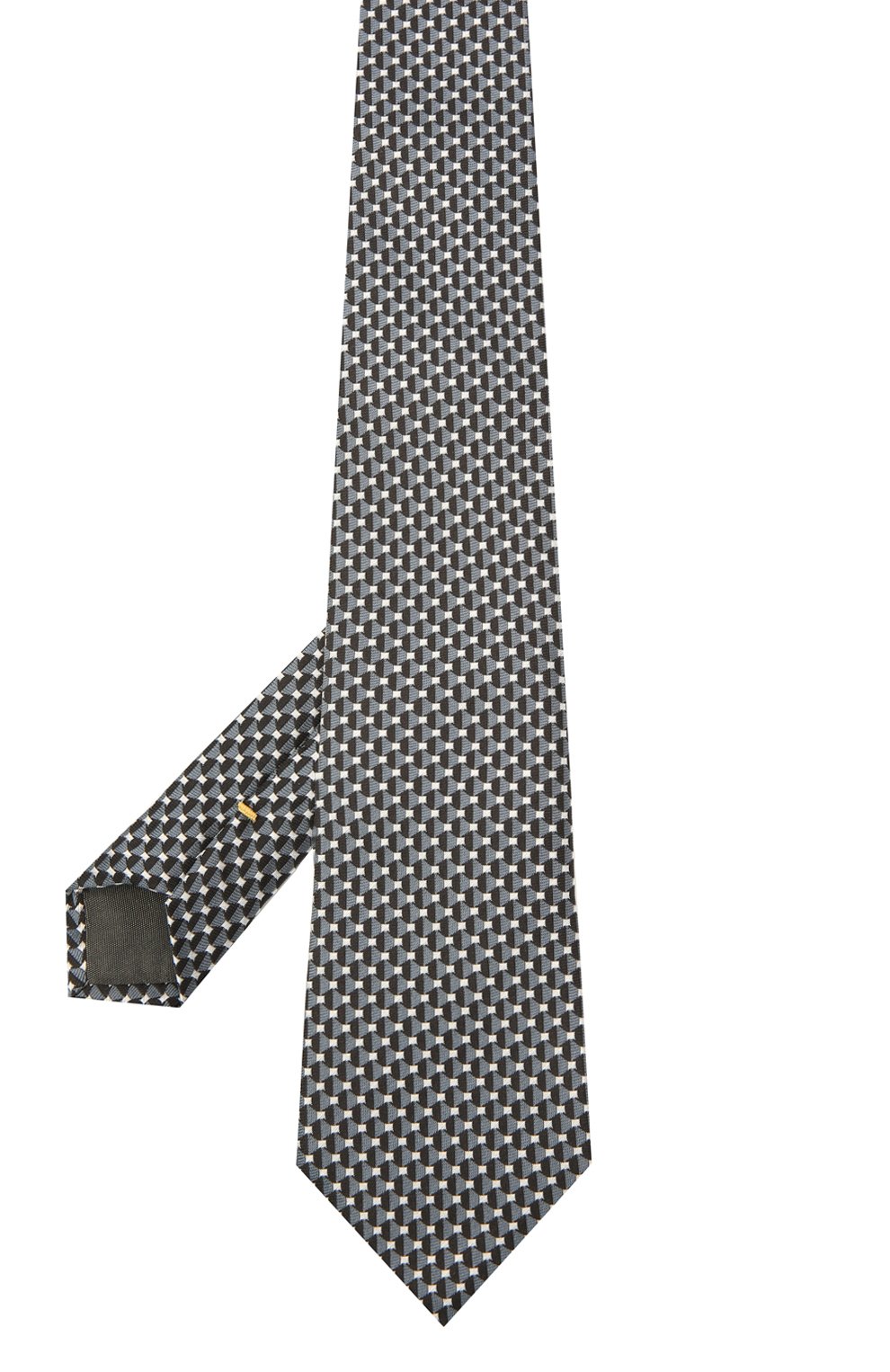 Шелковый галстук CANALI серого цвета по цене 12150 руб., арт. 18/HJ02800, фото 2 Шелковый галстук CANALI, арт. 18/HJ02800, фото 2