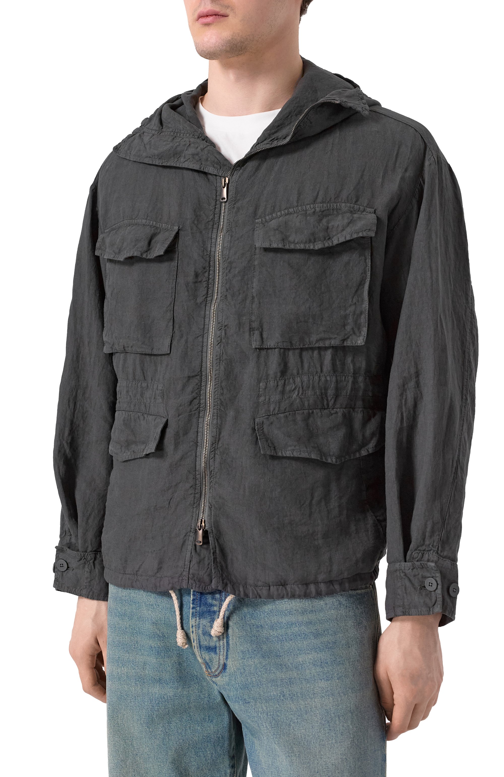 Льняная куртка TRANSIT, арт. CFUTRZD132, фото 3