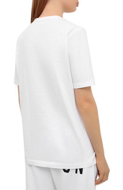 Хлопковая футболка DSQUARED2 белого цвета по цене 24050 руб., арт. S80GC0024/S23009, фото 4 Хлопковая футболка DSQUARED2, арт. S80GC0024/S23009, фото 4