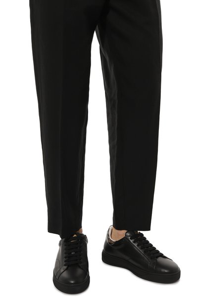 Кожаные кеды ddb0 LANVIN, арт. FM-SKDK0A-NAME-A23, фото 3