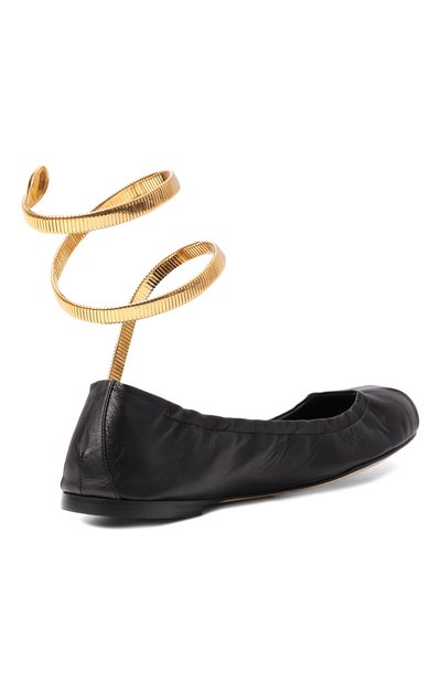 Кожаные балетки juniper RENE CAOVILLA, арт. C12186-010/NA01, фото 5