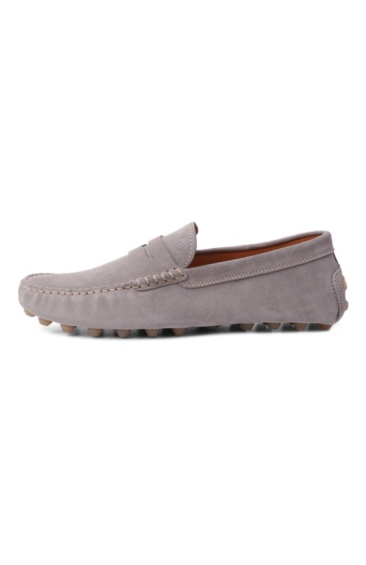 Замшевые мокасины Gommino Bubble Tod’s XXM52K00640RE0 Серый  XXM52K00640RE0 Фото 4