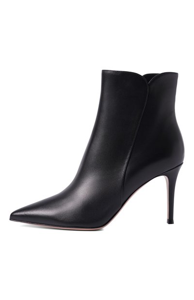 Кожаные ботильоны levy 85 GIANVITO ROSSI черного цвета по цене 157000 руб., арт. G70321.85RIC.NAPNER0, фото 4 Кожаные ботильоны levy 85 GIANVITO ROSSI, арт. G70321.85RIC.NAPNER0, фото 4