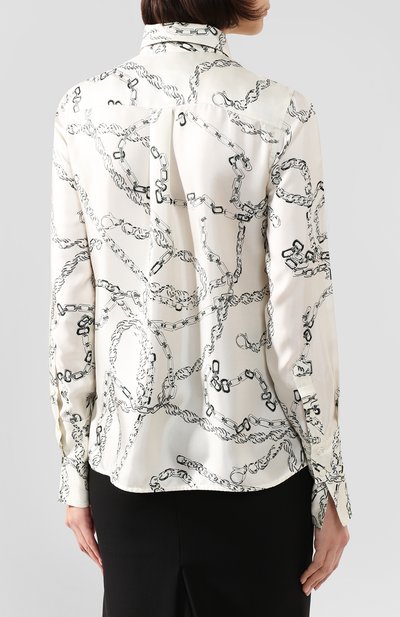 Шелковая рубашка VICTORIA BECKHAM, арт. SH SLM 11105C, фото 4