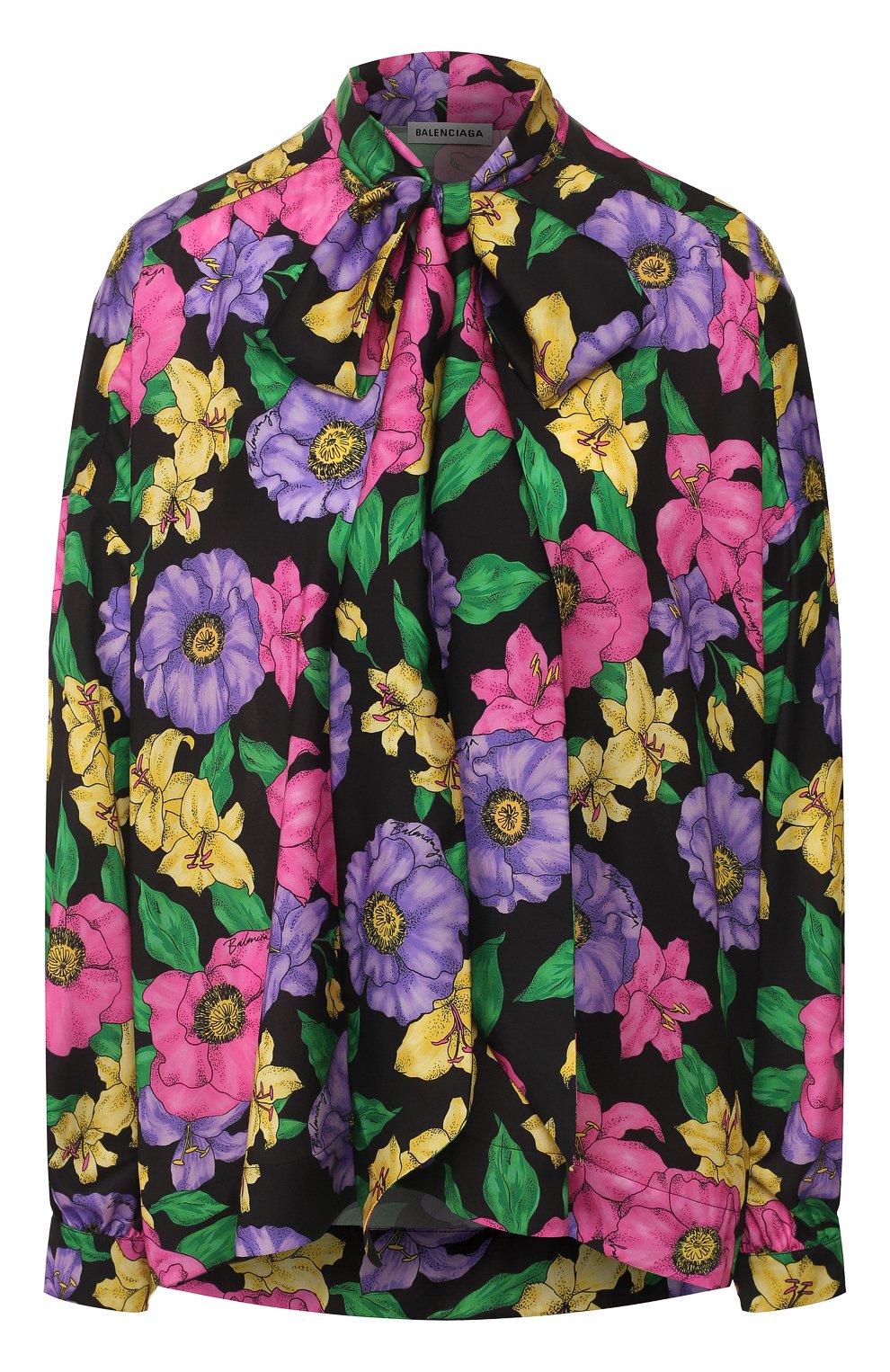 Блузка с принтом BALENCIAGA, арт. 595072/TGLN6, фото 1