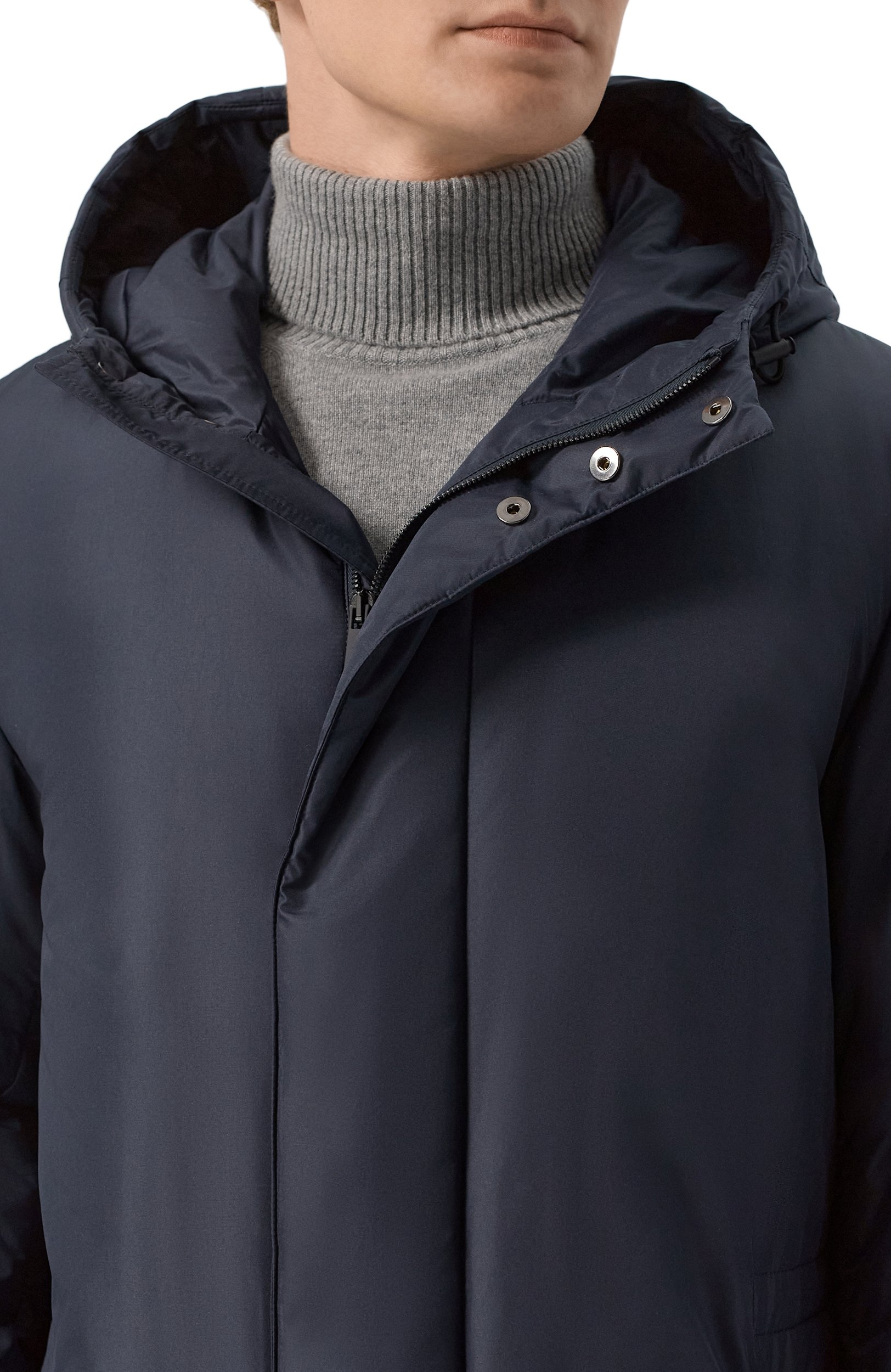 Парка KITON темно-синего цвета по цене 415000 руб., арт. UGK196K0225L, фото 5 Парка KITON, арт. UGK196K0225L, фото 5