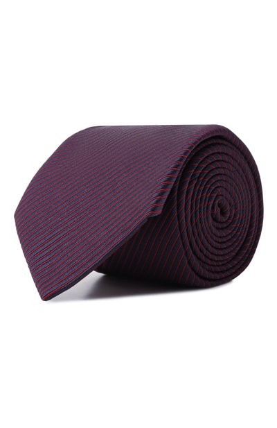 Мужской галстук из шелка и хлопка GIORGIO ARMANI, арт. GM000800/TE13673