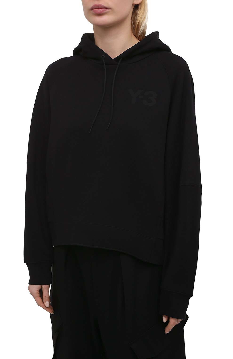 Хлопковое худи Y-3, арт. GV2799/W, фото 3