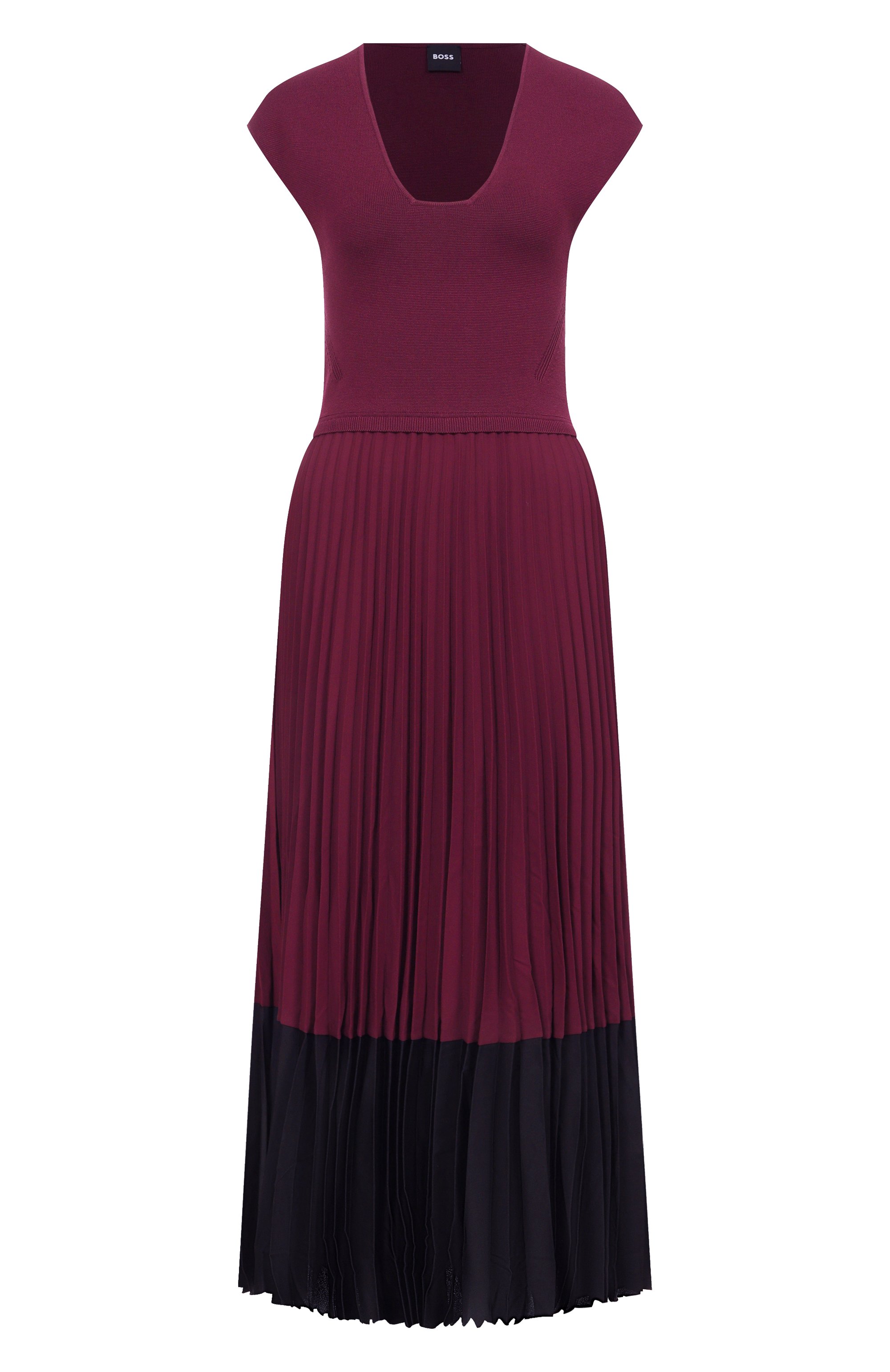 Комбинированное платье BOSS, арт. 50549110, фото 1