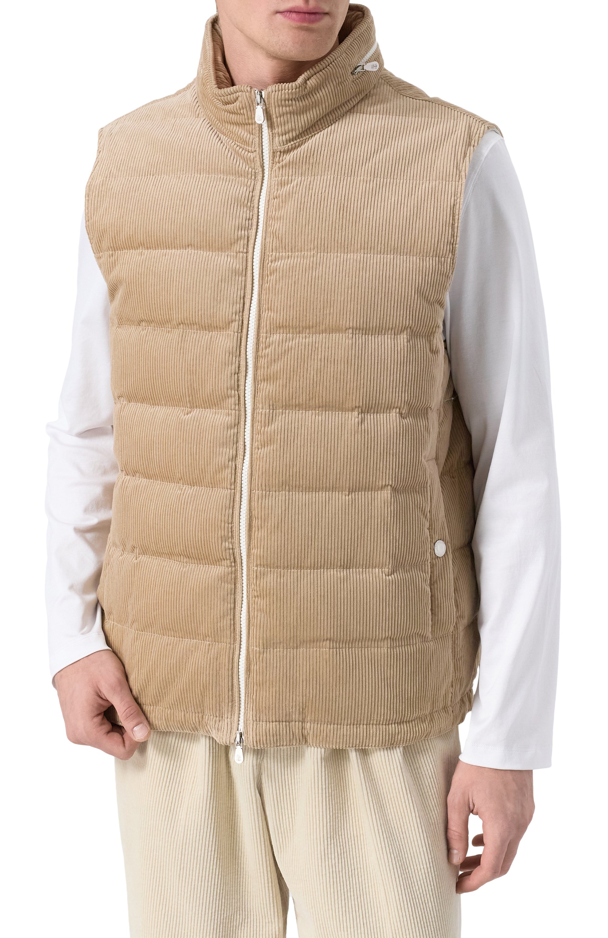 Пуховый жилет из вельвета BRUNELLO CUCINELLI, арт. ML4631714, фото 3