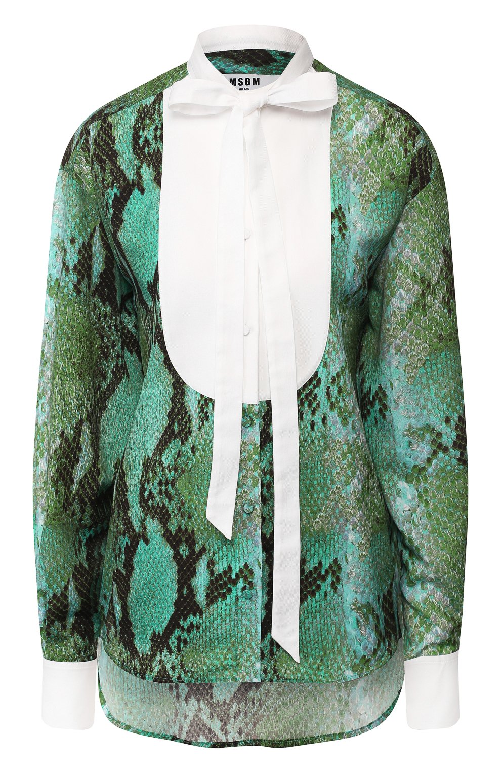 Блузка с принтом MSGM, арт. 2841MDE27Y 207155, фото 1