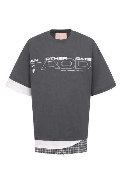 Мужская хлопковая футболка AN OTHER DATE, арт. F50DMATH067