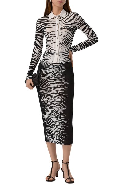 Юбка из вискозы VERSACE JEANS COUTURE, арт. 78HAE8P6/JS474, фото 2