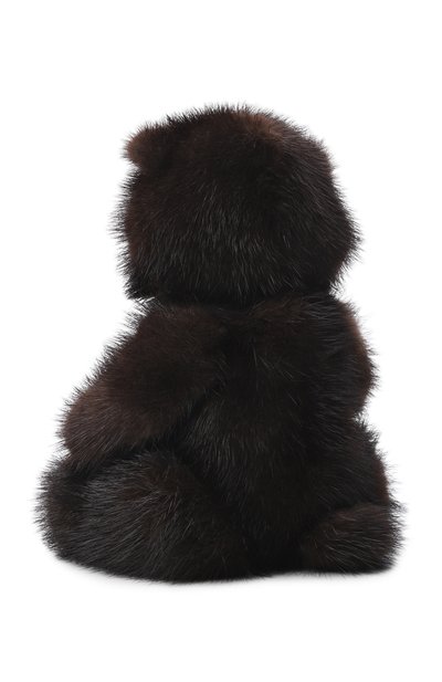 Мягкая игрушка медведь тедди из норки CAROLON, арт. МИ-23-ЛГ-012-2, фото 3