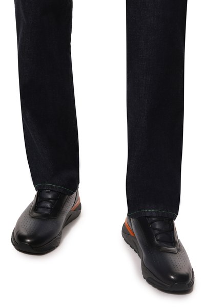 Кожаные кроссовки SANTONI, арт. MBIM21783SK0PDYEU53, фото 3