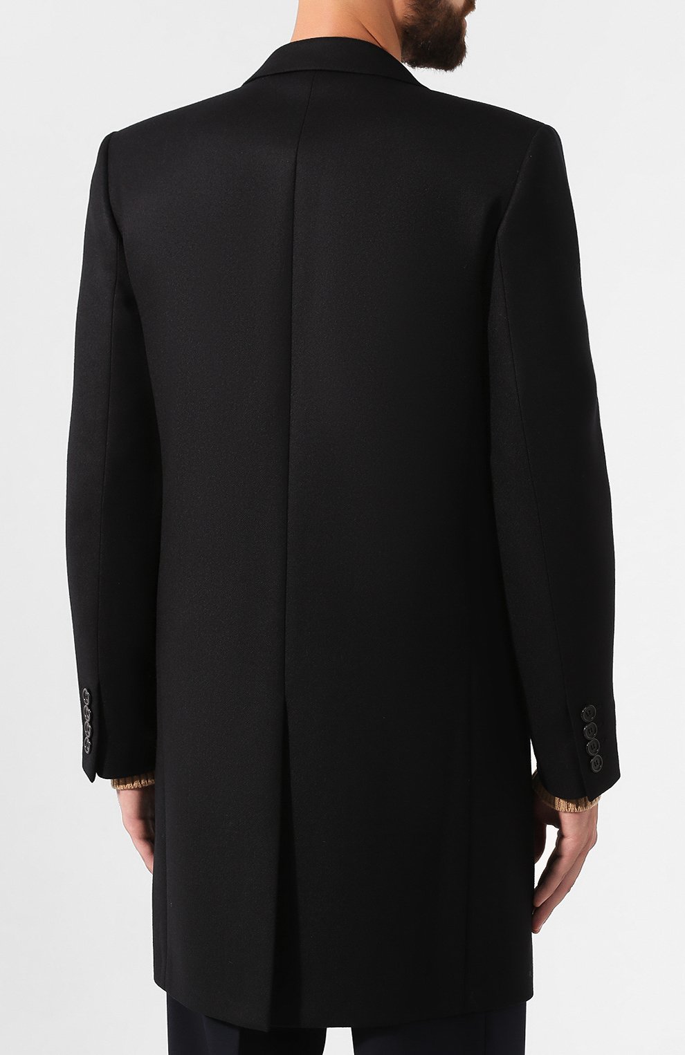 Шерстяное пальто SAINT LAURENT, арт. 579825/Y136V, фото 4