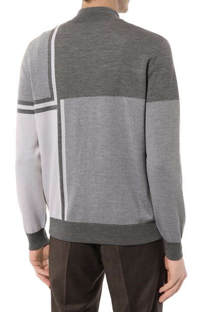 Кардиган из шерсти и шелка ZILLI, арт. JSS003M0240VZDTB0, фото 4