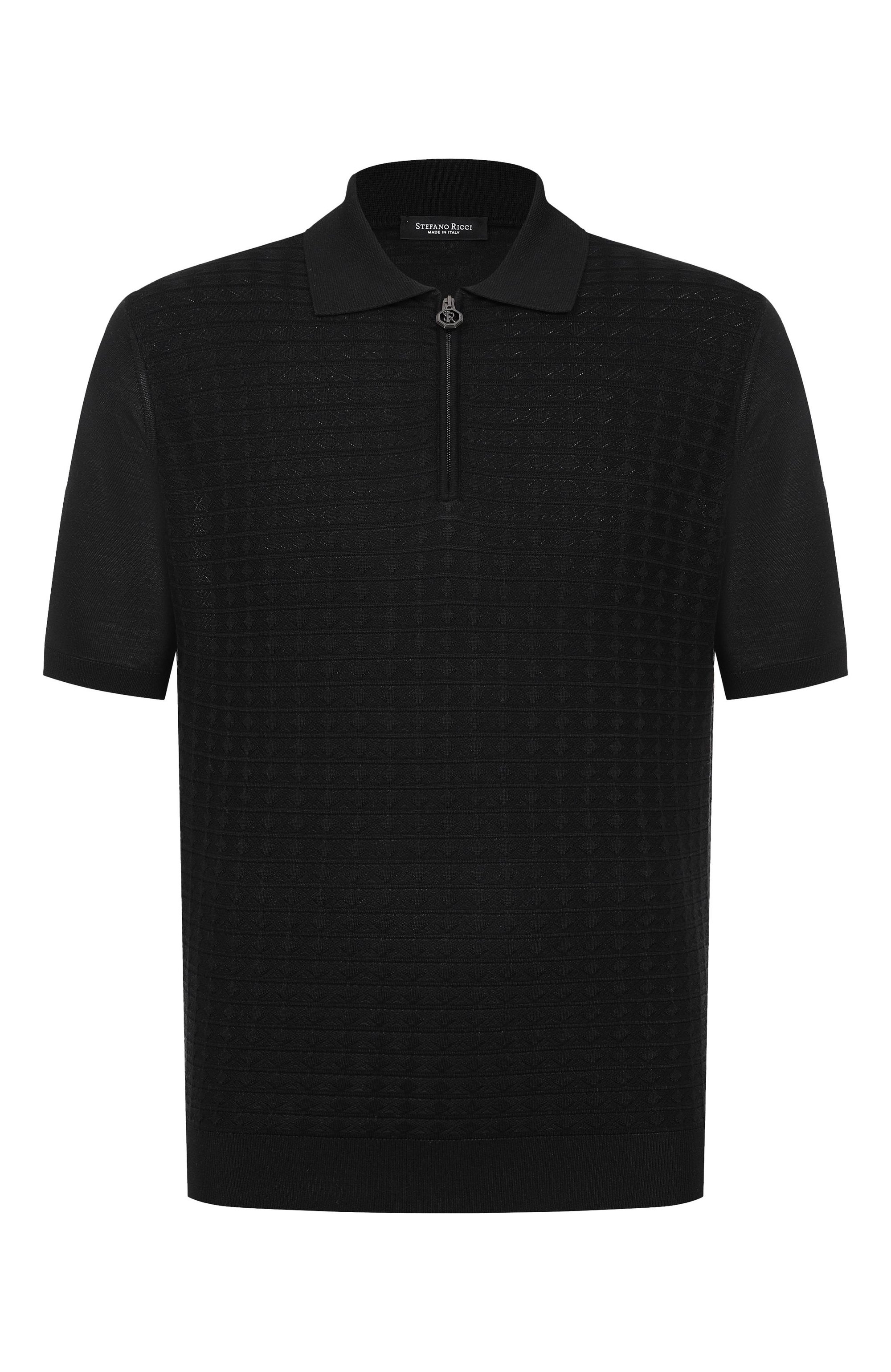 Поло из шелка и хлопка STEFANO RICCI, арт. K212038P31/F26194_002, фото 1