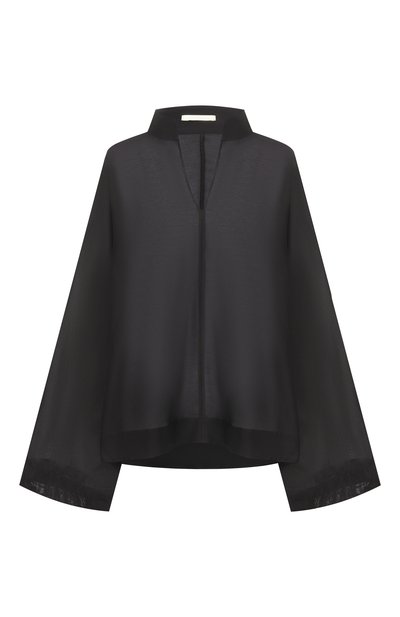 Женская блузка из хлопка и шелка 12 STOREEZ, арт. 137122