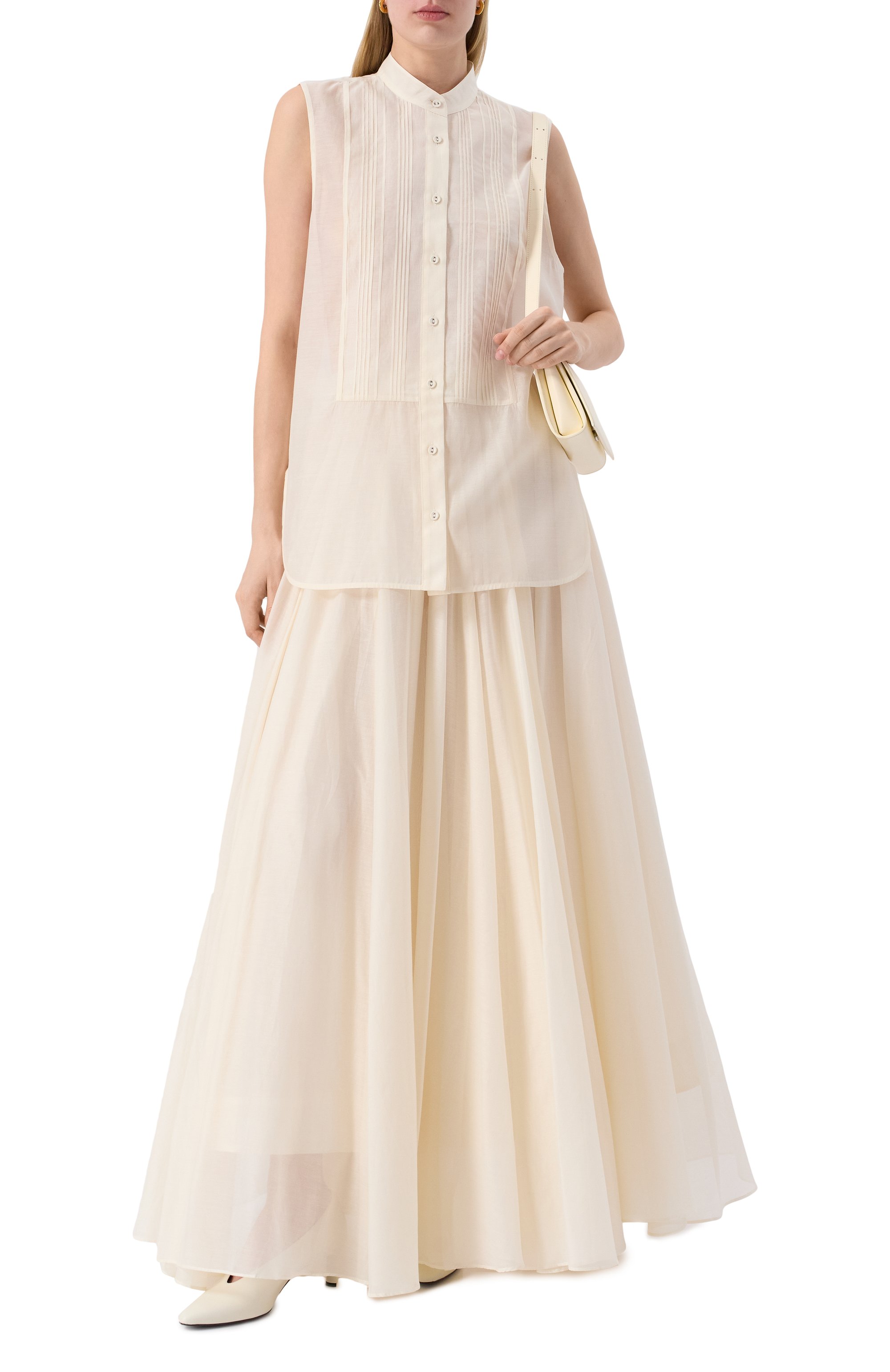 Юбка из хлопка и шелка CO, арт. 3374CSVS-S25, фото 2