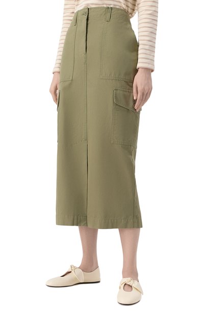 Хлопковая юбка WEEKEND MAX MARA, арт. CALAIS, фото 3