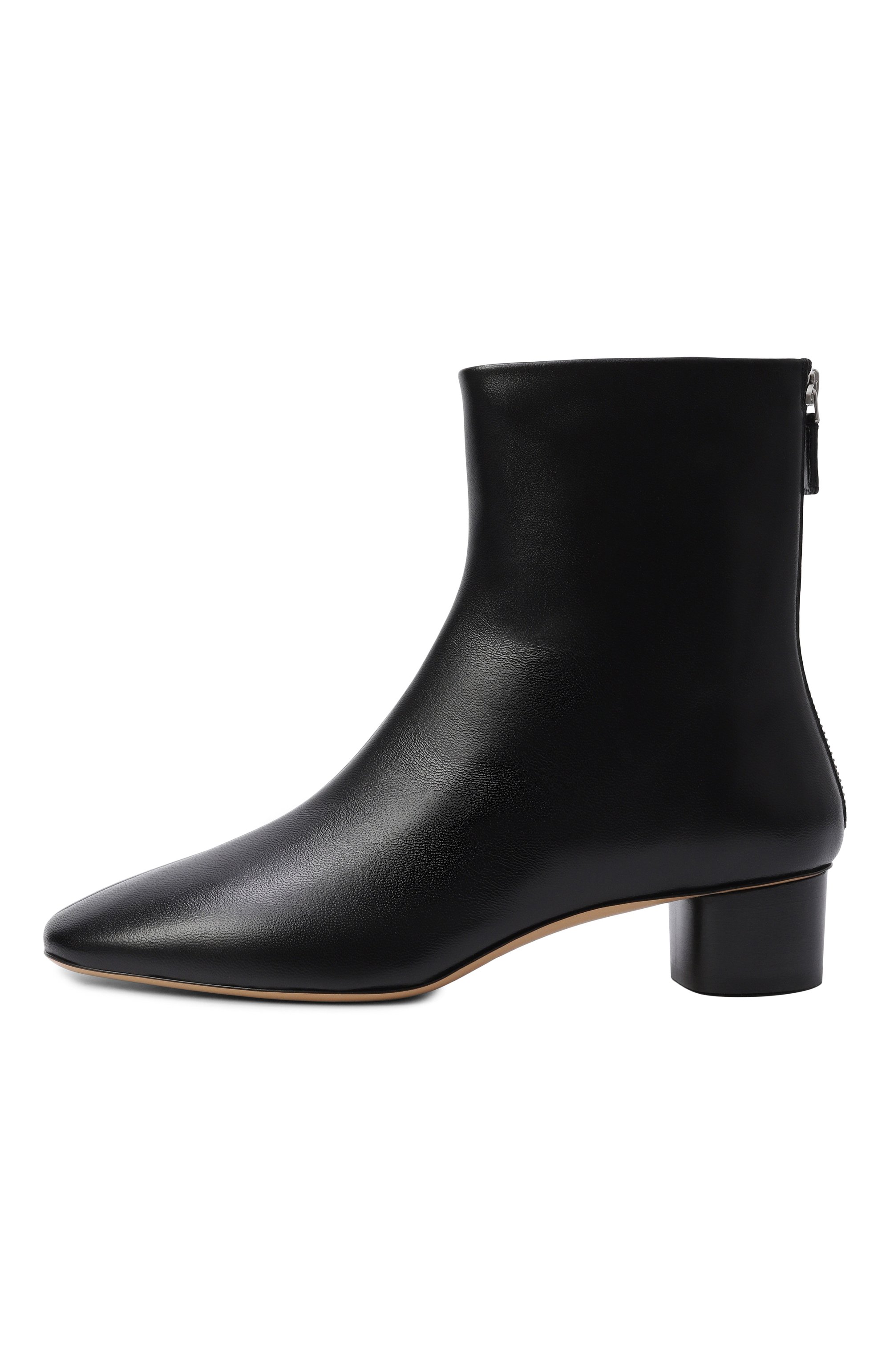 Кожаные ботильоны LE MONDE BERYL, арт. CAR-LEA-BLA, фото 4