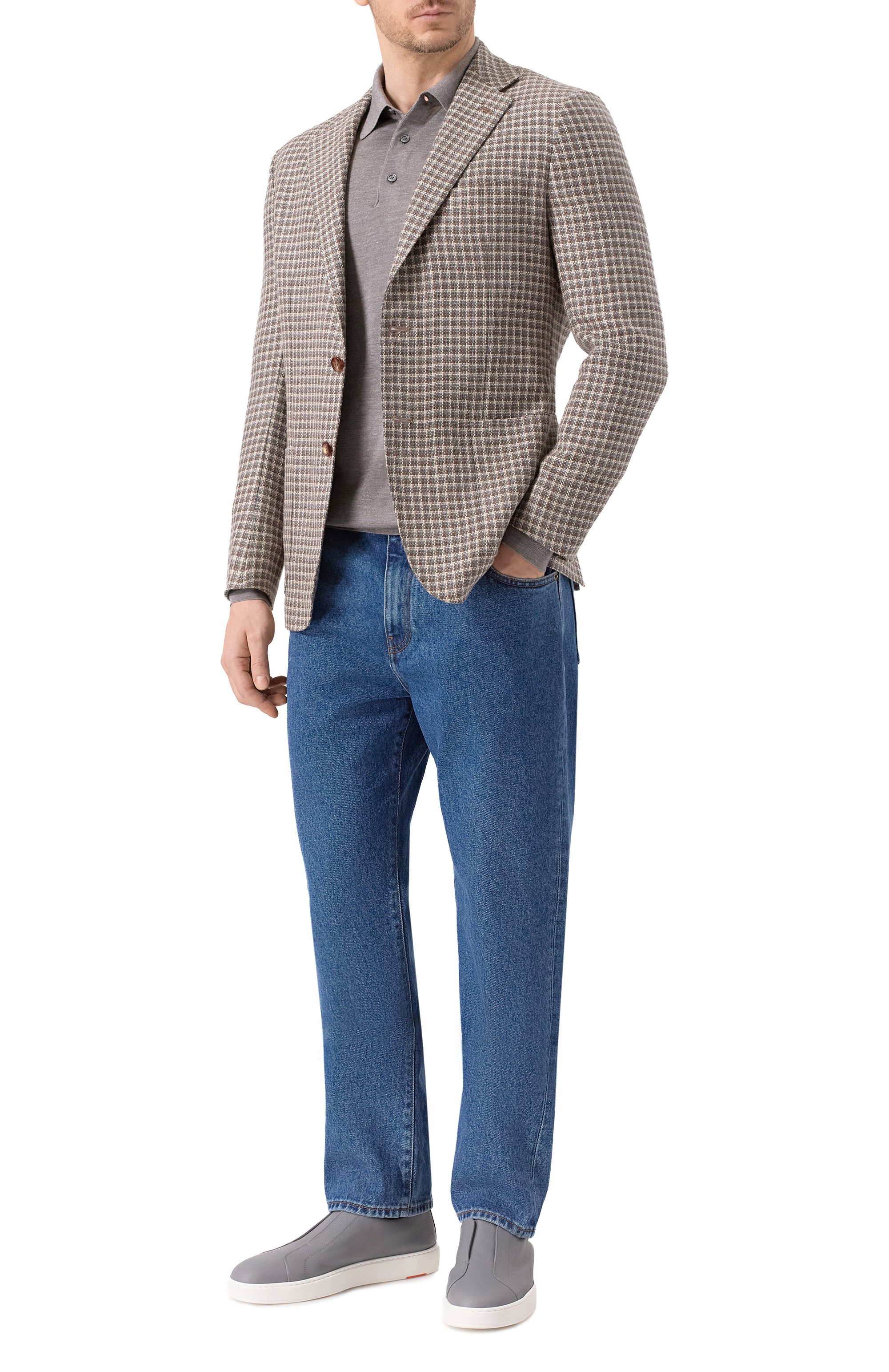 Кожаные кеды cleanic SANTONI, арт. MBCG21995BARTLLD, фото 2