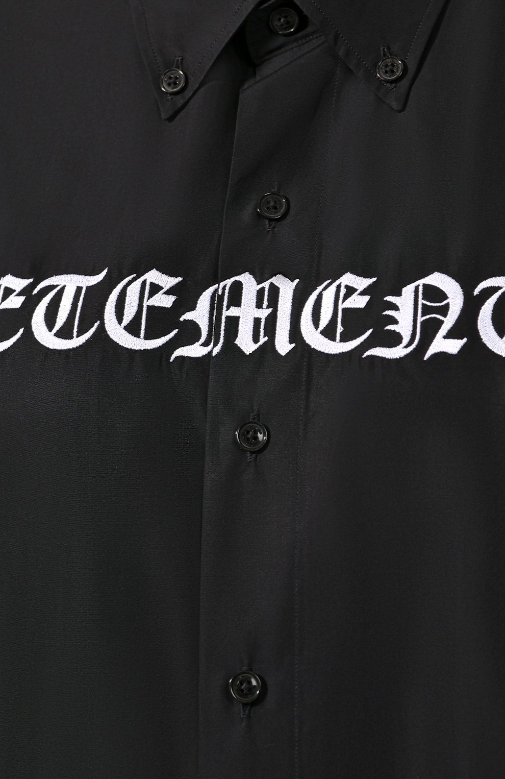 Хлопковая рубашка VETEMENTS, арт. SS20SH285 1006/W/BLACK, фото 5