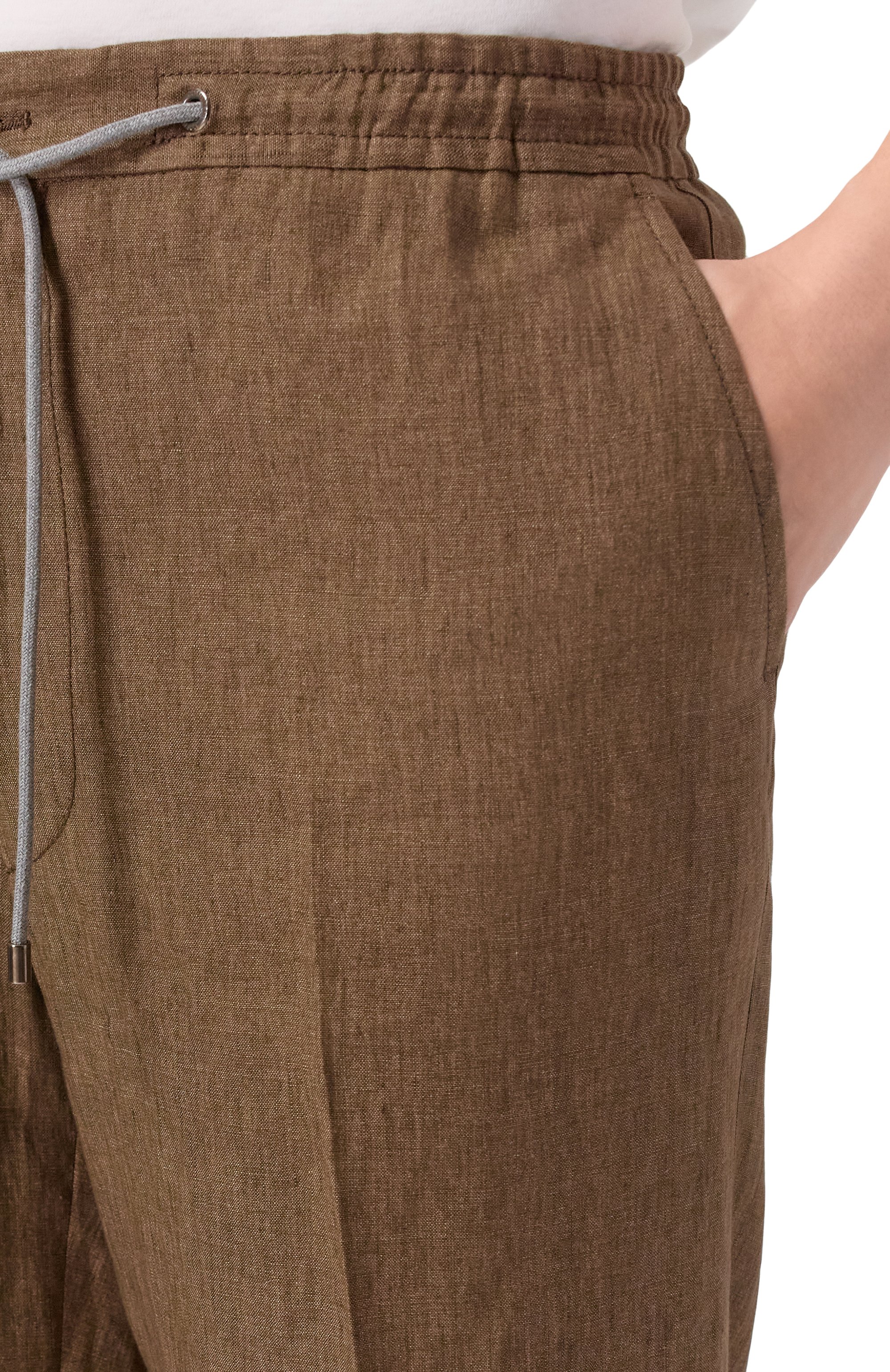 Льняные брюки CORNELIANI, арт. 274L27/2714159, фото 5